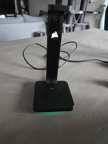 Corsair ST100 RGB headset stand, Enlèvement, Comme neuf