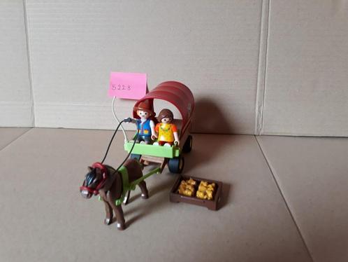 Playmobil Pony met huifkar - 5228, Kinderen en Baby's, Speelgoed | Playmobil, Nieuw, Complete set, Ophalen