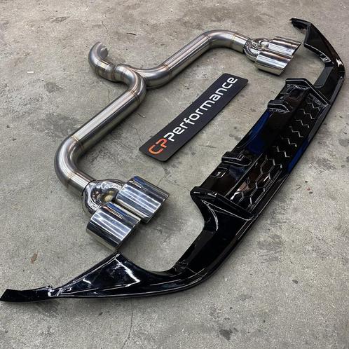 Golf 7 R 7R look diffuser sport uitlaat einddemper delete, Auto-onderdelen, Uitlaatsystemen, Nieuw, 12 maanden garantie, Ophalen of Verzenden