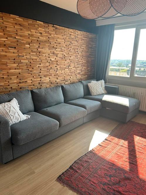 Canape meridienne convertible, Huis en Inrichting, Zetels | Complete zithoeken, Gebruikt, Stof, Ophalen
