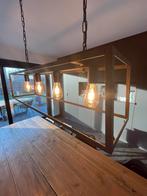 Hanglamp incl lichtbronnen, Huis en Inrichting, Lampen | Hanglampen, Glas, Ophalen of Verzenden, Zo goed als nieuw