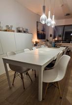 Table à manger extensible avec 8 chaises, Enlèvement, Comme neuf