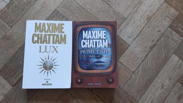 2 livres policiers de Maxime Chattam grand format beschikbaar voor biedingen