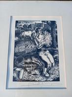 gesigneerde Litho Gustaaf De Bruyne, Enlèvement ou Envoi