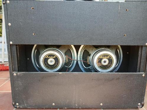 Box marshall met 2x12 Celestion G12-65 t3120, Musique & Instruments, Amplis | Basse & Guitare, Utilisé, Guitare, Enlèvement