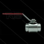 RVS316 Kogelkraan 1/2 inch 210 Bar Bi-Draad, Verzenden