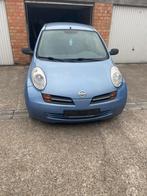 Nissan micra  bj 2004, Auto's, Voorwielaandrijving, Stof, Blauw, 5 deurs