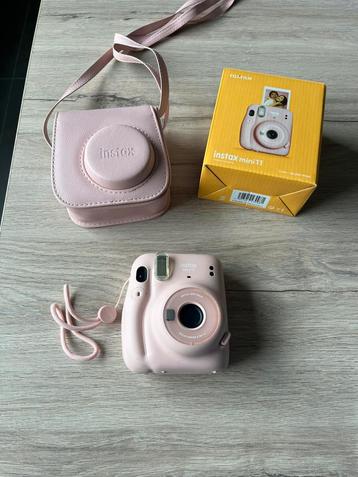 Fujifilm Instax Mini 11/ Blush pink/ met opbergtas! beschikbaar voor biedingen