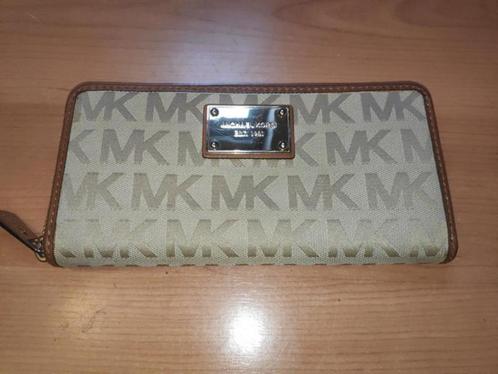 Portefeuille Michael Kors, Handtassen en Accessoires, Portemonnees, Zo goed als nieuw, Bruin, Ophalen of Verzenden