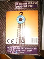 zware takel, Doe-het-zelf en Bouw, Lieren en Takels, Ophalen of Verzenden, Zo goed als nieuw, Handmatig