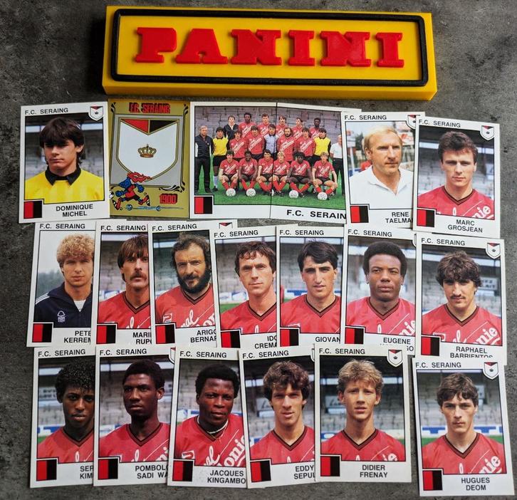 PANINI FOOTBALL 85 SERAING 19 STICKERS 1985, Hobby en Vrije tijd, Stickers en Plaatjes, Verzenden