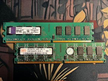 Lot de RAM DDR2, Enlèvement ou Envoi, Comme neuf, DDR2