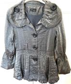 Manteau- veste gris brillant pour fillette 8 ans