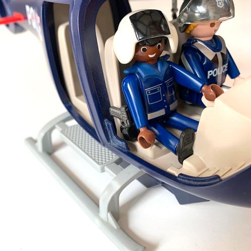 Politiehelikopter van Playmobil, Kinderen en Baby's, Speelgoed | Playmobil, Gebruikt, Ophalen of Verzenden