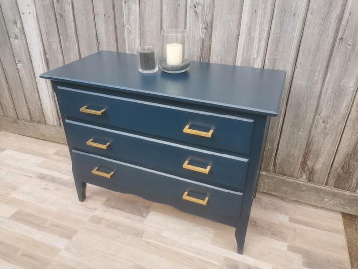 Eiken Commode - Ladekast - Stijlvol, Stevig & Tijdloos, Huis en Inrichting, Kasten | Ladekasten, Zo goed als nieuw, Minder dan 100 cm
