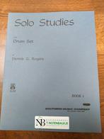 Drum solo studies deel 1, Muziek en Instrumenten, Bladmuziek, Verzenden, Nieuw, Drums of Percussie