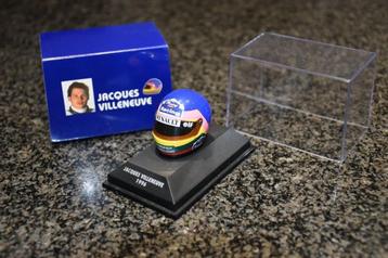 Minichamps helm J. Villeneuve schaal 1:8 beschikbaar voor biedingen