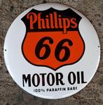 Phillips 66 motor oil emaillen reclame bord en andere borden, Verzamelen, Ophalen of Verzenden, Zo goed als nieuw, Reclamebord