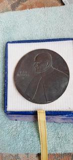 Zeer grote bronzen medaille van Johannes Paulus II, Ophalen of Verzenden, Brons