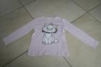 roze longsleeve aristokatten Benetton maat 98, Ophalen of Verzenden, Zo goed als nieuw, Meisje, Shirt of Longsleeve