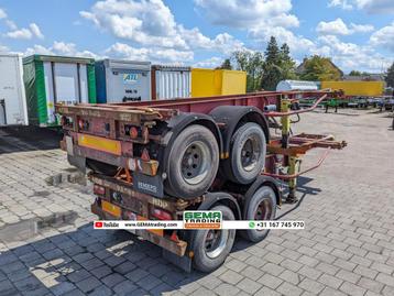 Krone SZC 20FT - 2-Assen ROR - STEEL Suspension - DOUBLE tir