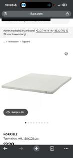 Topmatras 180x200m, Huis en Inrichting, Slaapkamer | Matrassen en Bedbodems, Ophalen, Zo goed als nieuw