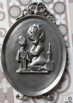 Tinnen wanddecoratie, Ophalen