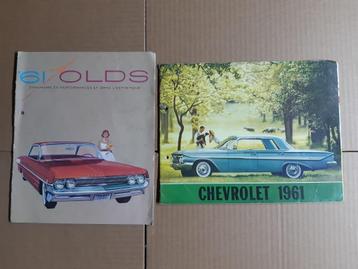 Folder Chevrolet 1961 / Oldsmobile 1961, Ophalen of Verzenden, Gebruikt, Auto's