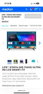 medion life x15014 ultra hd vidaa smart tv, Audio, Tv en Foto, Televisies, Nieuw, Smart TV, Full HD (1080p), Ophalen