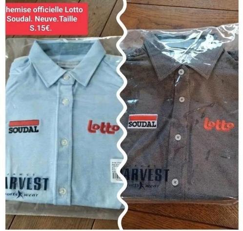 Team Soudal Lotto.Officieel shirt met mouwen.Maat S. 15€, Sport en Fitness, Wielrennen, Nieuw, Ophalen of Verzenden