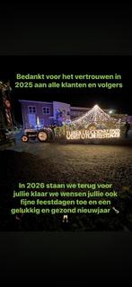 Tuinenleuckx minitractor werktuigen kraan & chauffeur tehuur, Zakelijke goederen, Nieuw, Tot 80 Pk, 250 tot 500 cm, Ophalen