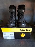 Sacha schoenen Enkellaarsjes met sleehak  maat 39, Kleding | Dames, Ophalen, Zwart, Lage of Enkellaarzen, Zo goed als nieuw