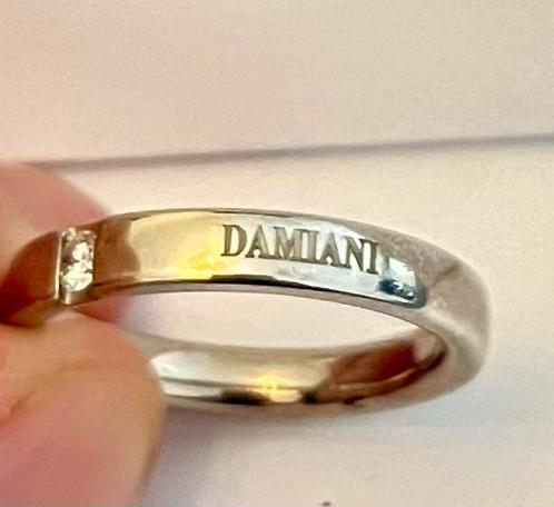 Witgouden en diamanten ring van Damiani, Handtassen en Accessoires, Ringen, Zo goed als nieuw, Dame, 17 tot 18, Wit, Goud, Met edelsteen