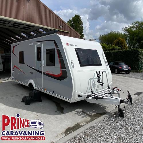 Sterckeman Graphite 470 CP 2022 - Prince Caravaning, Caravans en Kamperen, Caravans, Bedrijf, tot en met 4, 1000 - 1250 kg, Sterckeman
