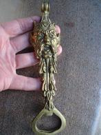Décapsuleur tête de diable ancien laiton, Antiquités & Art, Enlèvement ou Envoi, Bronze
