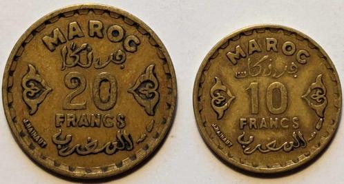 Marokko - muntenset 1371 (1952), Postzegels en Munten, Munten | Afrika, Setje, Overige landen, Ophalen