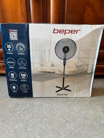 Nieuwe Beper ventilator op voet, Elektronische apparatuur, Ventilatoren, Ophalen of Verzenden, Zo goed als nieuw