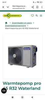 Warmtepomp zwembad, Ophalen, Nieuw