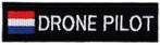 Drone Pilot stoffen opstrijk patch embleem, Collections, Envoi, Neuf