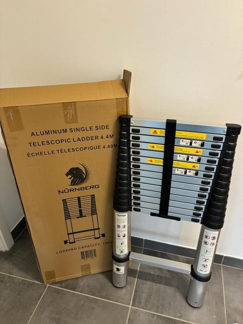 Telescopische ladder 4M40, Doe-het-zelf en Bouw, Ladders en Trappen, Nieuw, Ladder, 4 meter of meer, Ophalen of Verzenden