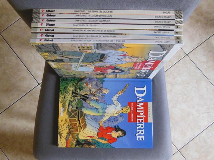 Lot BD Dampierre 2 + 4 à 10, Boeken, Stripverhalen, Gelezen, Ophalen of Verzenden