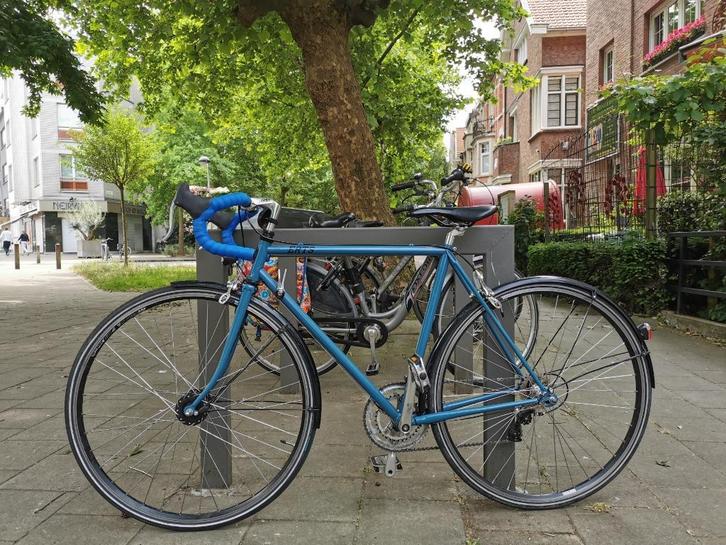 Koersfiets ERTS – retro look, moderne stadsafwerking, maat S, Fietsen en Brommers, Overige Fietsen en Brommers, Zo goed als nieuw