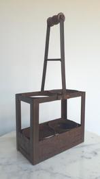 Rustieke landelijke flessendrager, Ophalen of Verzenden