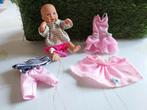 Simba babypopje met 7 accessoires, Ophalen of Verzenden, Zo goed als nieuw, Babypop