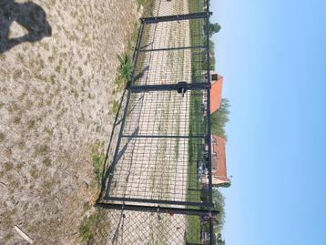 poort, Tuin en Terras, Ophalen, Gebruikt, Aluminium, Dubbelstaafmat hekwerk
