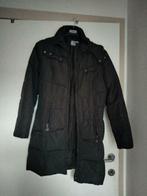 Bruine damesjas met dons yessica M, Bruin, Ophalen, Maat 38/40 (M), Gedragen