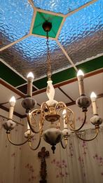 Lustre faience à 6 branches