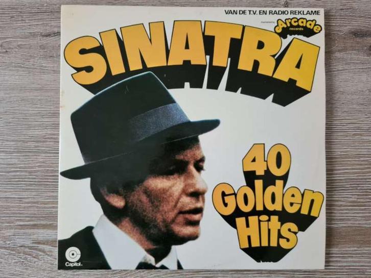 LP: Sinatra - 40 Golden Hits, Cd's en Dvd's, Vinyl | Pop, Gebruikt, 12 inch, Ophalen of Verzenden