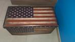 Opbergbox USA vlag, Huis en Inrichting, Woonaccessoires | Kisten, Gebruikt, Ophalen