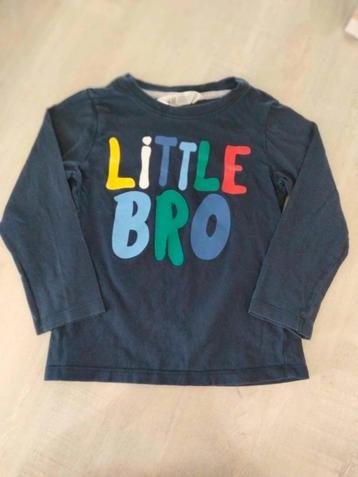 Longsleeve Little Bro H & M maat 98 - 104 beschikbaar voor biedingen